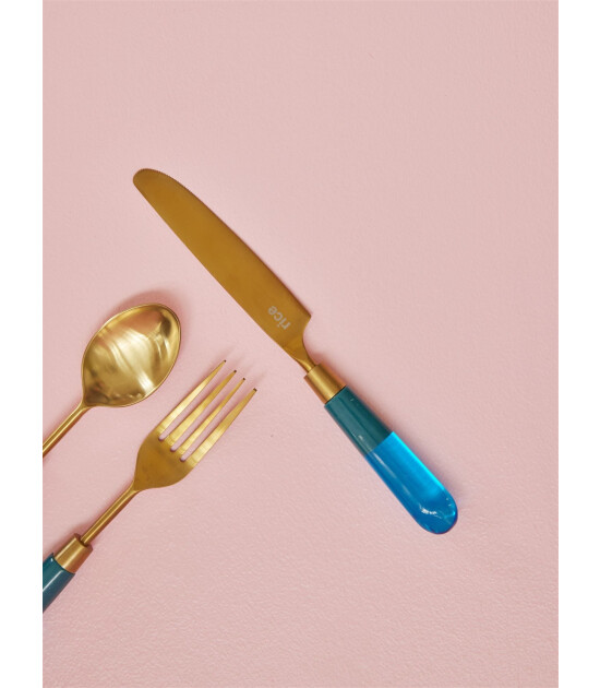 Rice Paslanmaz Çelik Bıçak // Blue (1 Adet)