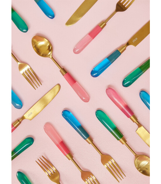 Rice Paslanmaz Çelik Bıçak // Pink (1 Adet)