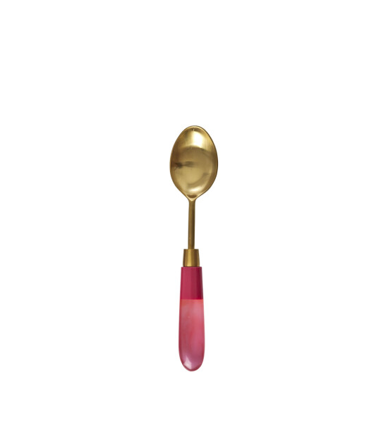 Rice Paslanmaz Çelik Kaşık // Pink (1 Adet)