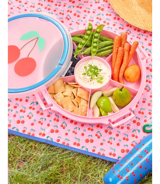 Rice Bölmeli Gıda Saklama Kabı // Cherry