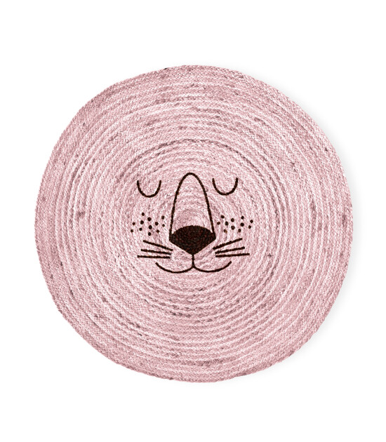 Rice Kilim // Lion - Pink
