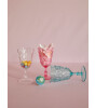 Rice Acrylic Kadeh Bardak // Swirly Embossed - Pink