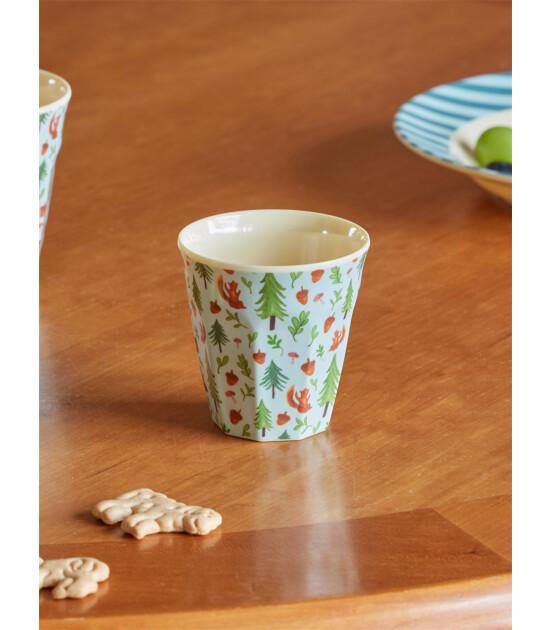 Rice Kids Melamin Çocuk Bardak (S) // Happy Forest - Green