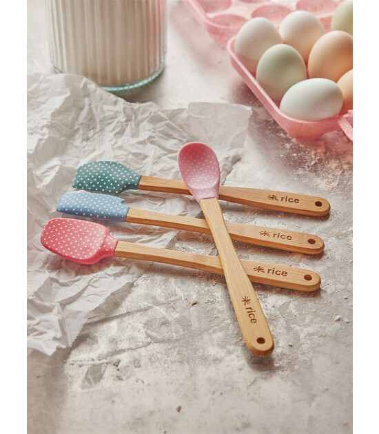 Rice Küçük Silikon Spatula // Dots