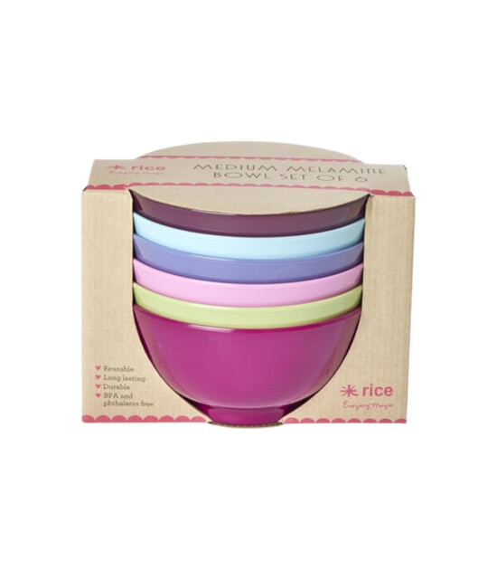 Rice Melamine Kase Set (M) // Colors