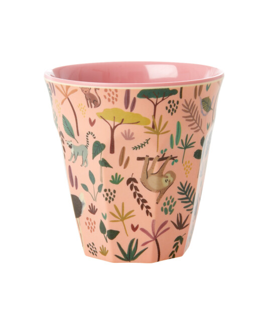 Rice Melamin Bardak (M) // Jungle - Coral