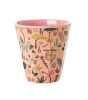 Rice Melamin Bardak (M) // Jungle - Coral