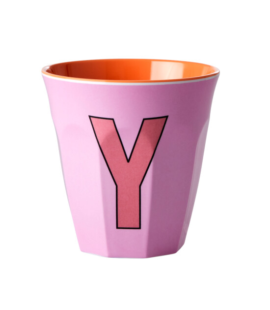 Rice Melamin Harf Bardak (M) // Y - Pembe