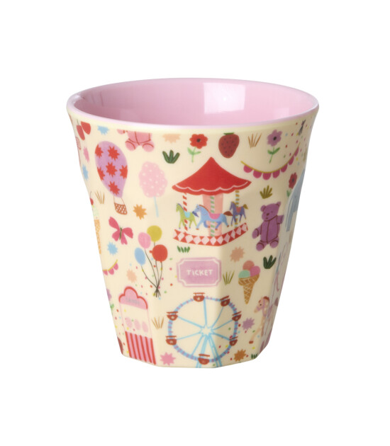 Rice Melamin Bardak (M) // Fun Fair - Pink