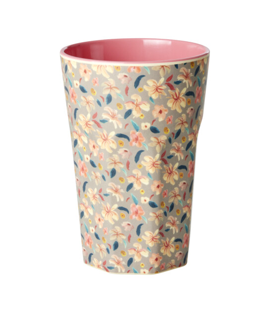 Rice Melamin Bardak (L) // Sandy Flower