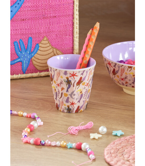 Rice Melamin Bardak (M) // Mermaid - Lavender