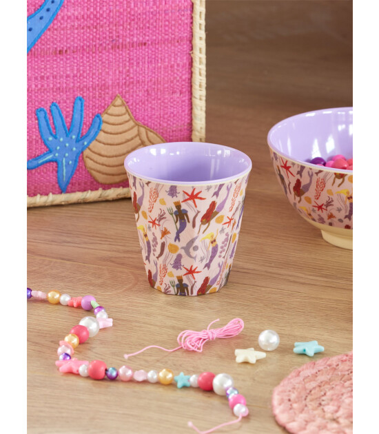 Rice Melamin Bardak (M) // Mermaid - Lavender
