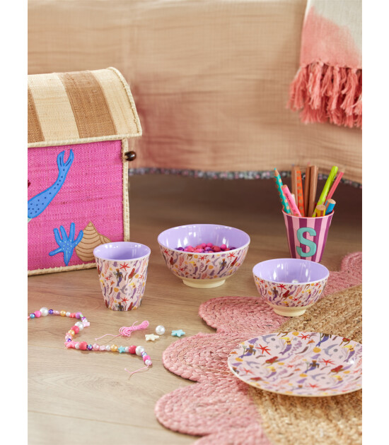 Rice Melamin Bardak (M) // Mermaid - Lavender