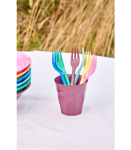Rice Melamin Tatlı Çatal Set (6 Adet)