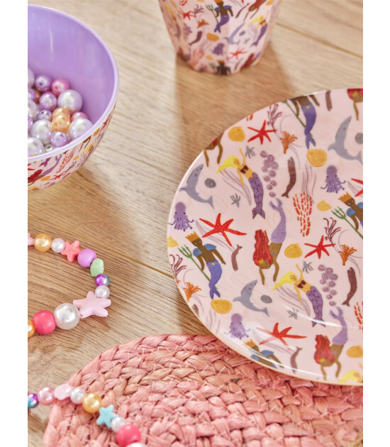 Rice Melamin Tatlı Tabağı // Mermaid