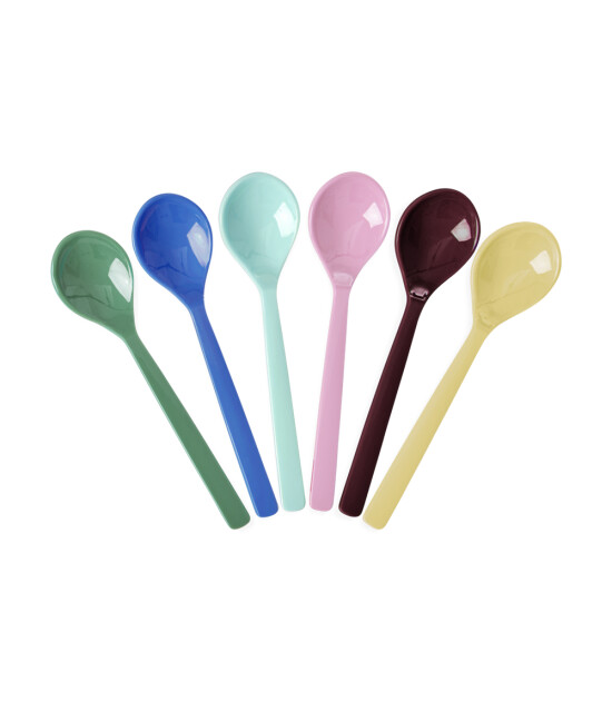 Rice Melamin Küçük Kaşık Set (6 Adet)