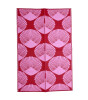 Rice Recycled Geri Dönüşümlü Plastik Halı // Pink and Red Sea Shell Design