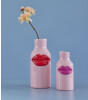 Rice Seramik Lips Vazo (L) // Pink - Red