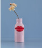 Rice Seramik Lips Vazo (L) // Pink - Red