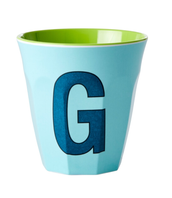 Rice Melamin Harf Bardak (M) // G - Mint