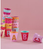 Rice Melamin Bardak - Medium // Heart - Pink
