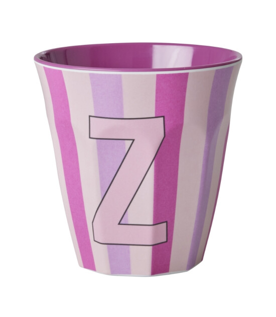 Rice Melamin Harf Bardak (M) // Z - Stripe