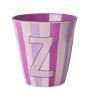 Rice Melamin Harf Bardak (M) // Z - Stripe