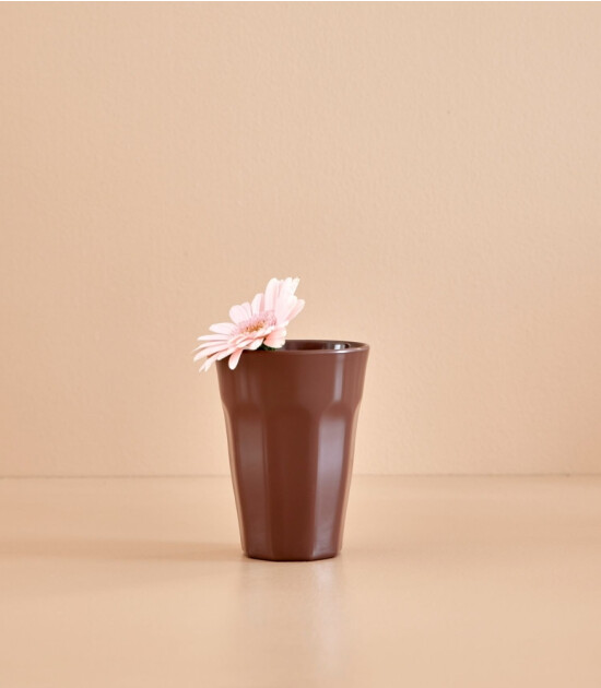 Rice Melamin Bardak - Tall // Brown