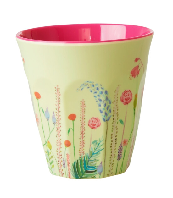 Rice Melamin Bardak (M) // Medium // Summer Flowers