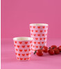 Rice Melamin Bardak (M) // Medium // Sweet Hearts