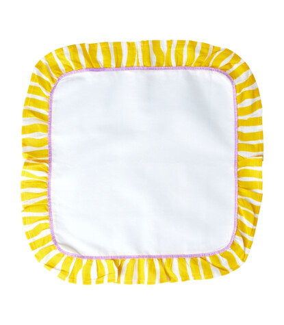 Rice Kumaş Peçete Set Çizgili Kenar // Yellow