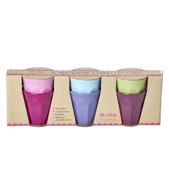 Rice Melamin Espresso Bardak (80 ml) // Multicolor