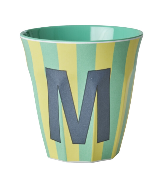 Rice Melamin Harf Bardak - Medium // M - Stripes