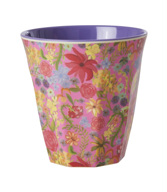 Rice Melamin Bardak (M) // Medium // Swedish Flower