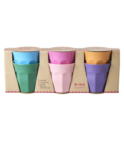 Rice Melamine Bardak Seti (M) // 6 Colors
