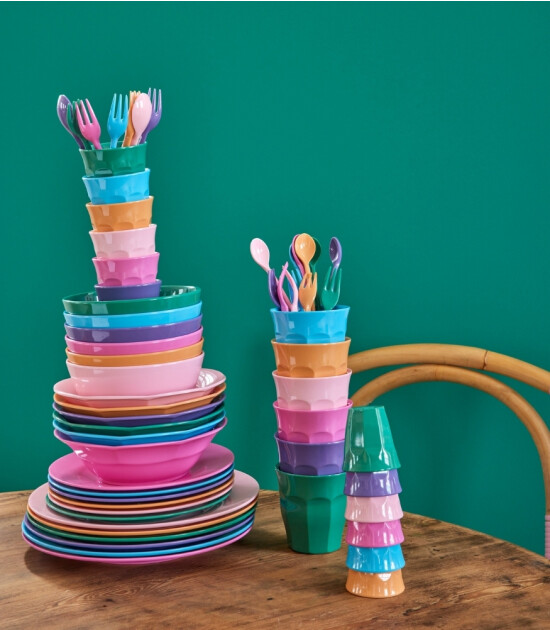 Rice Melamine Bardak Seti // 6 Colors - Small (1 Adet)
