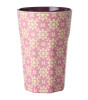Rice Melamin Bardak - Tall // Graphic Flower