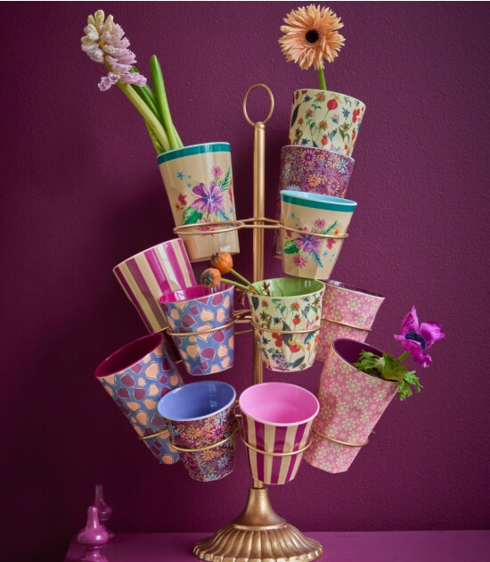 Rice Melamin Bardak - Tall // Graphic Flower