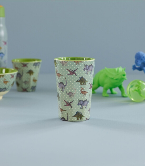 Rice Melamin Bardak - Tall // New Dino