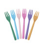 Rice Melamine Pasta Çatalı Seti // Colors ( 6 Adet)