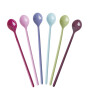 Rice Melamine Latte Kaşığı Seti // Colors (6 Adet)