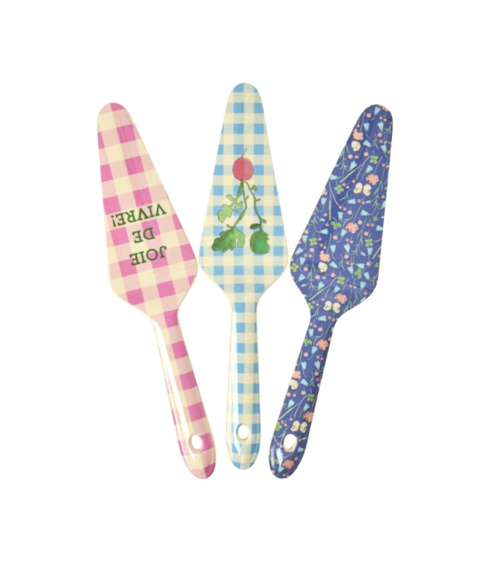 Rice Melamine Pasta Servis Kaşığı // Summer 3 Desen