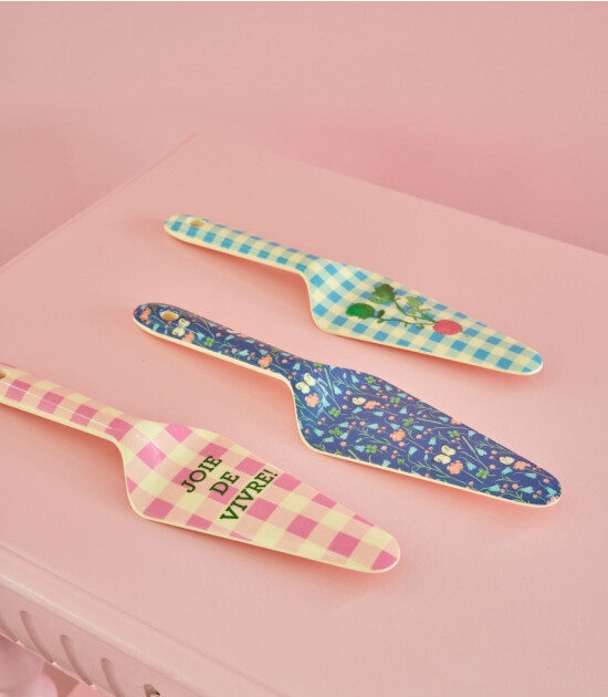 Rice Melamine Pasta Servis Kaşığı // Summer 3 Desen