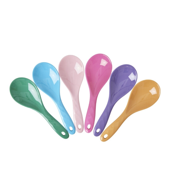 Rice Melamine Salata Kaşığı // 6 Color (1 Adet)