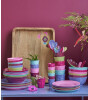Rice Melamine Yemek Tabak Set // Colorsy (6 Adet)