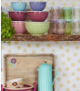 Rice Seramik Kase Set // Pink & Aubergine & Mint