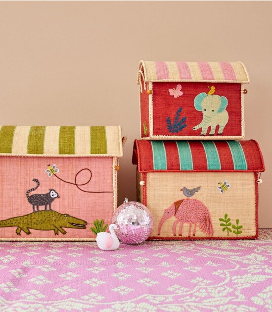 Rice Rafya Oyuncak Sepet Set // Sweet Jungle