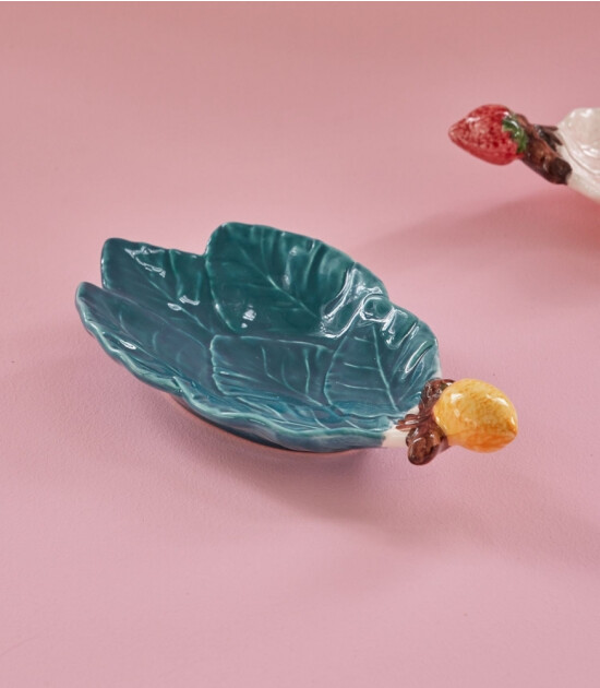 Rice Seramik Tabak // Leaf with Lemon