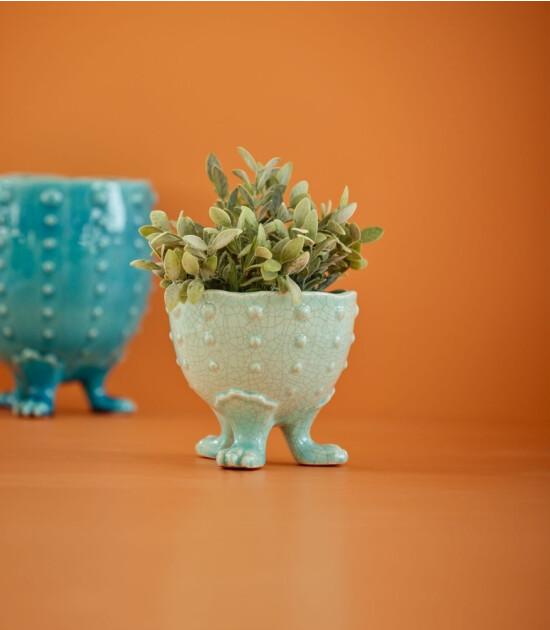Rice Seramik Saksı (S) // Mint