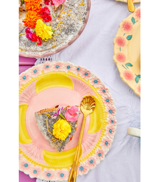 Rice Paslanmaz Çelik Latte Kaşığı Set // Gold (4 Adet)